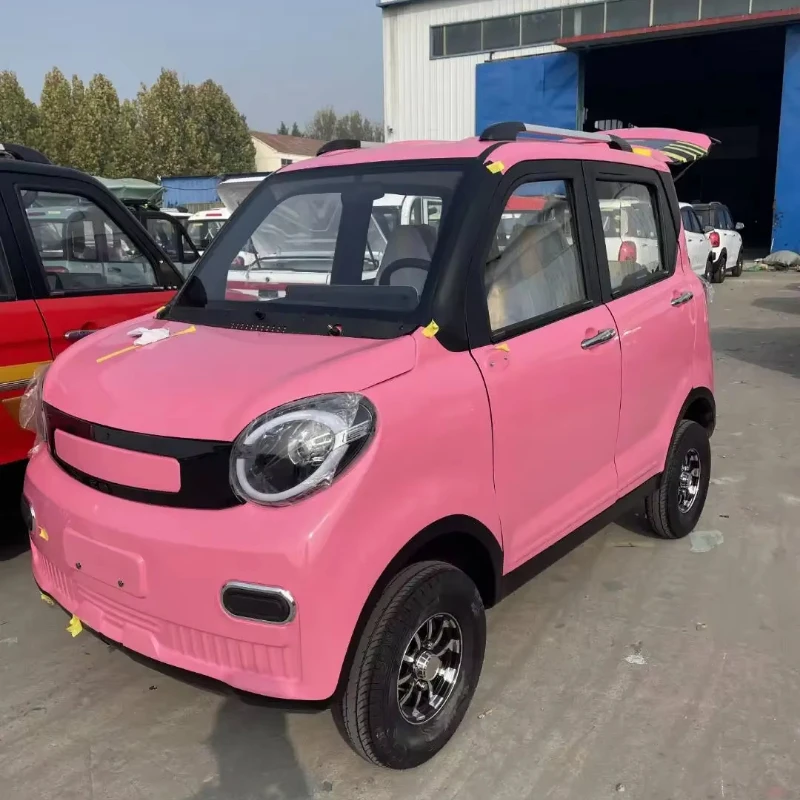 New energy electric lithium battery four-wheeler LI electric vehicle fully enclosed household lithium battery microcar