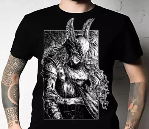 Unisex Unisex Malenia Blade of Miquella Soulsborne Goddess of Rot Gaming Quote T  Anime Graphic T-shirts for Men Clothing Women