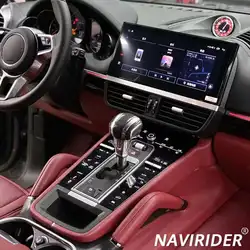 Android Screen Central Console Panel HU Car Interior Upgrade Kit For Porsche Cayenne 2010-2017 Carplay GPS Multifuntional LCD
