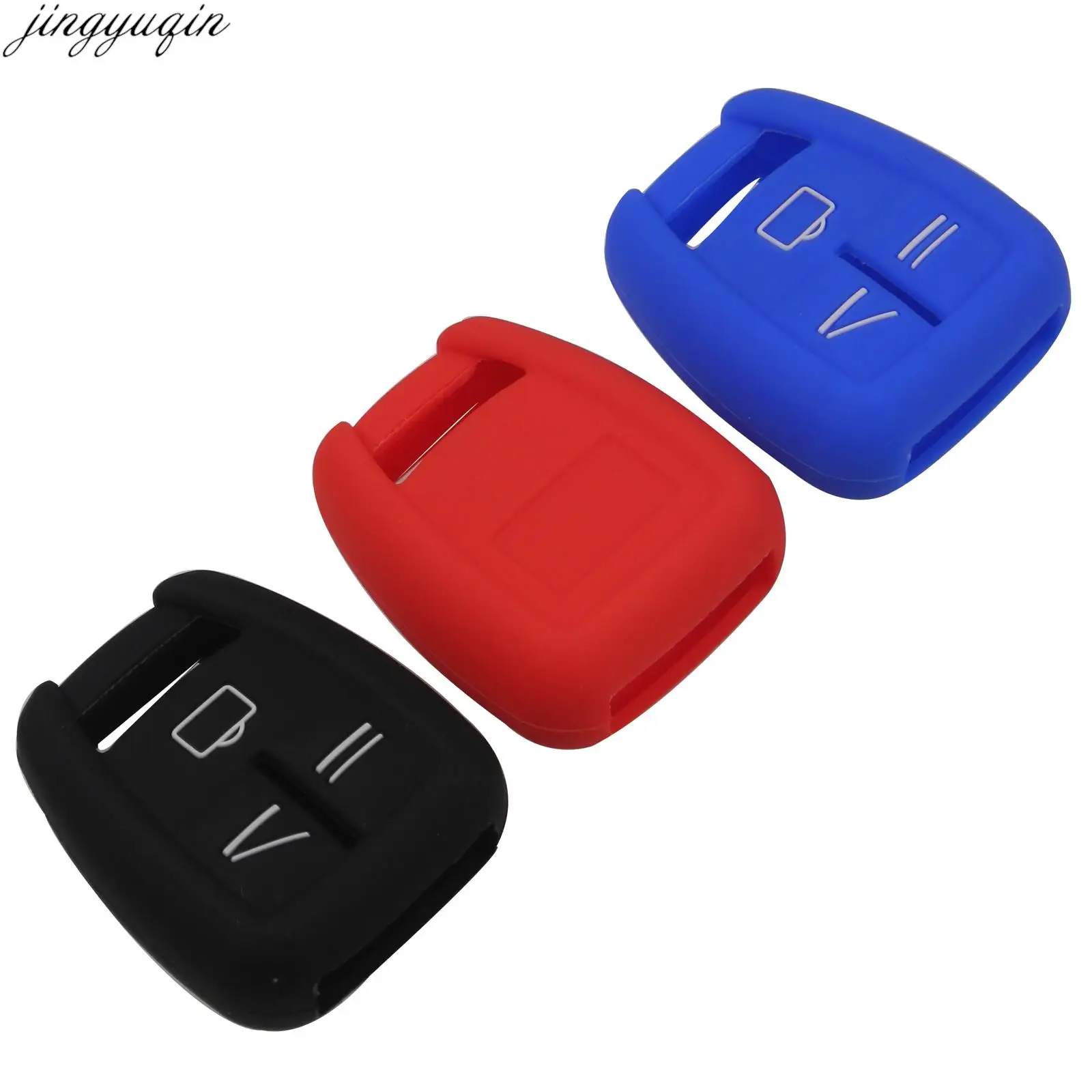 Jingyuqin Silicone Case 2/3 Button Remote Car Key Cover For Vauxhall Opel Holden Astra Zafira Vectra Tigra Omega Signum Frontera