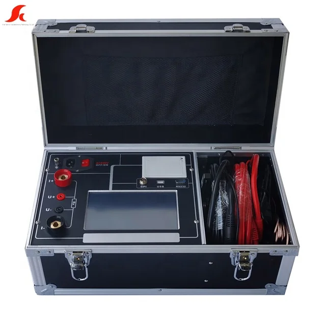 Portable Circuit Breaker Ohmmeter Microohm Meter Loop Contact Resistance Tester LCD Display 220V Work 100A for IP55 1-Year