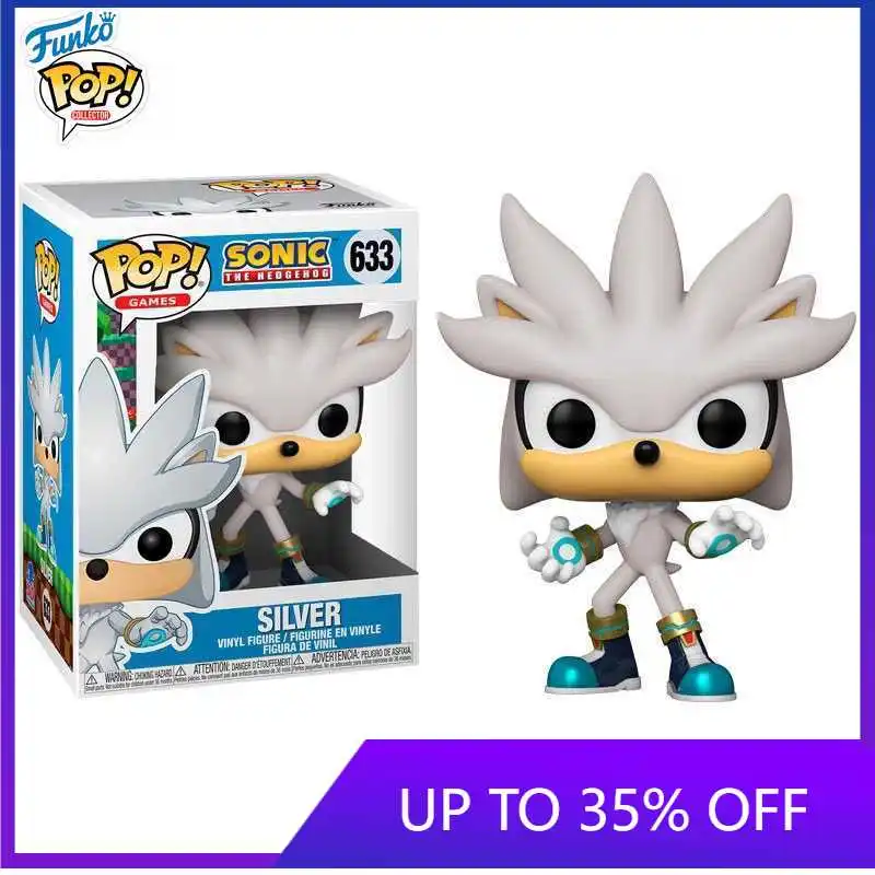 

‌Funko Pop! Sonic The Hedgehog Silver & Metal Sonic Vinyl Figure Set Collectible Model