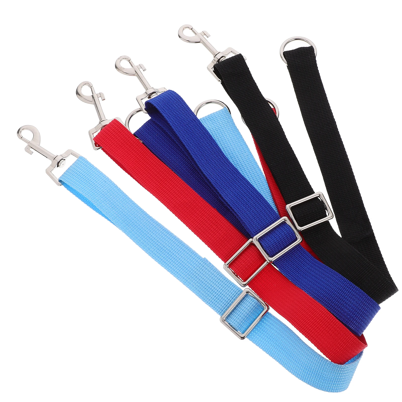 

4 Pcs Horse Water Bucket Rope Harness Suspenders Hanging Holder Horses Nipple Adjustable Strap Nylon