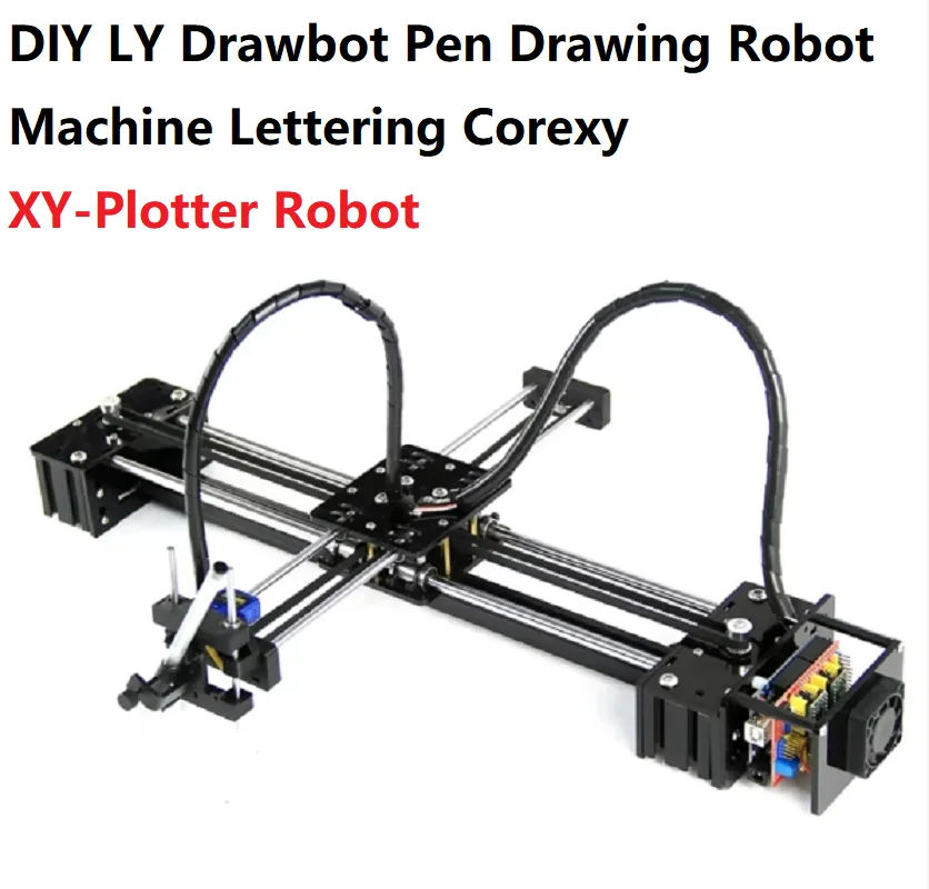 DIY LY Drawbot Pen Drawing Robot Machine Lettering Corexy XY-Plotter Robot For Drawing Writing CNC V3 Shield Drawing Toys