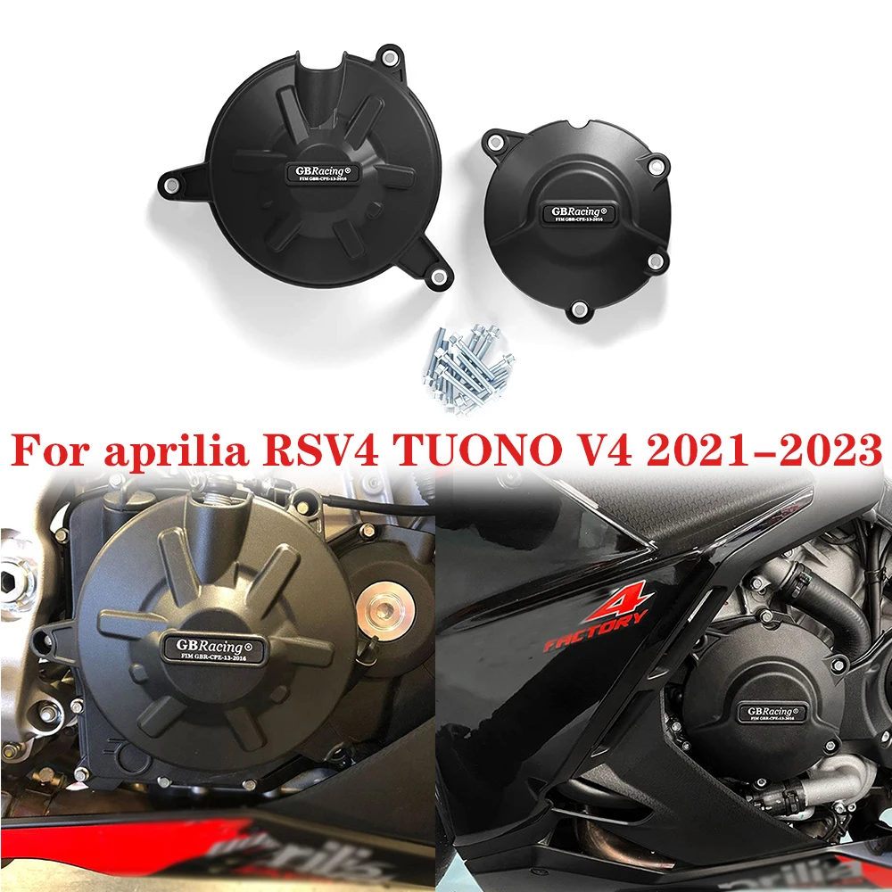 For aprilia RSV4 TUONO V4 2021 2022 2023 Motorcycles Engine cover Protection case Engine Covers Protectors