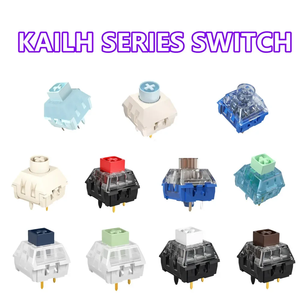 30pcs Kailh Switch Box Jade/Navy/Cream Pro/Box White/Brown/Red V2/Whale/ Islet/Box Summer/Winter switch Linear/Tactile/Clicky