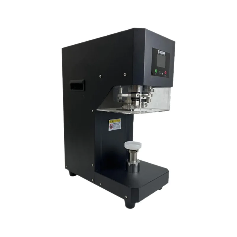 Tabletop Sealing Machine Intelligent Can Sealing Machine for Milk Tea Plastic Bottles Can Sealer for Aluminum Beer Bottle