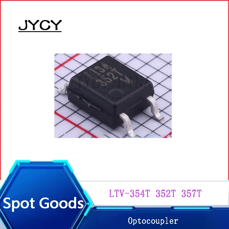 15pcs/lote Optocoupler LTV-352T LTV-354T LTV-357T LTV-356T 355T Transistor Output Optocoupler SOP-4