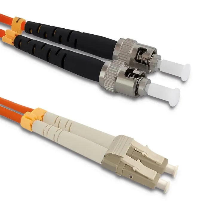 Qoltec glasvezelpatchkabel Lc/Upc - St/Upc |     Multimodus |     50/125 |     Om2 |     Duplex |     3m