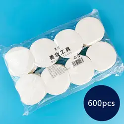 300/600/1200PCS Facial Puff Cotton Pads Disposable Makeup Accessories Remover Practical Face Soft Remover Paper Wholesale