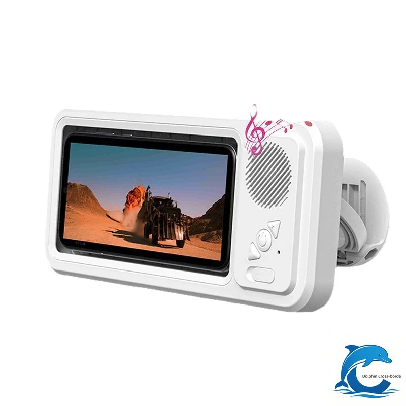 Suitable for the new bathroom fixed bracket waterproof touch shower drama tracking device Bluetooth phone case
