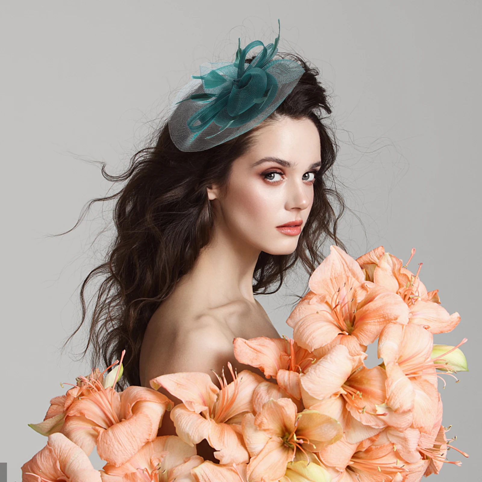 

Mesh Hair Accessories Attractive Headpiece Fascinators for Weddings High Quality Hat Tea Party Women Bridal Headdress Ladies'