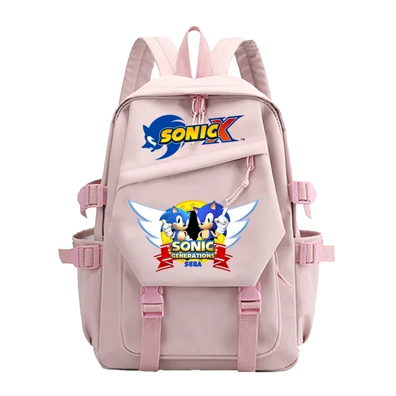 Sonics Schoolbag School of Magic Backpack Oxford Cloth Material Knapsack Printing Wear-resistant Rucksack Child Gift