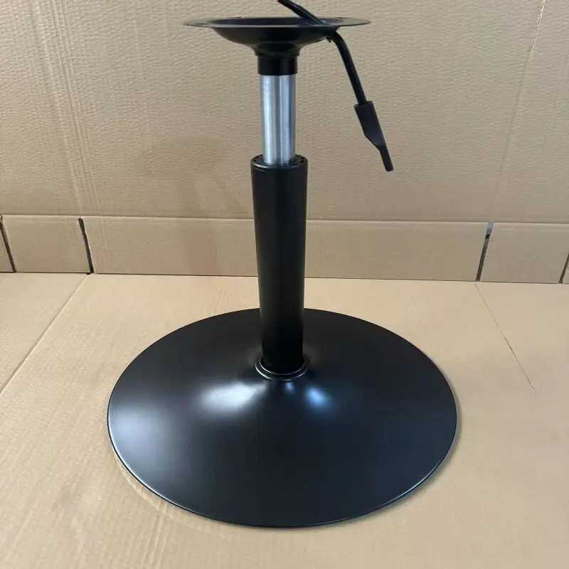 Lifting Rotating Black Table Legs Height Adjustable Bracket Round Base Stand For Desk Bar Stool Chair Home Office Furniture