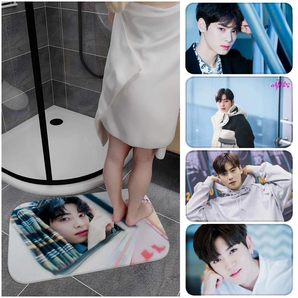 Korea C-Cha E-Eun W-Woo Floor Mat Nordic Style Home Doormat Bathroom-Toilet Mats Bedroom Hotel Decor Mat