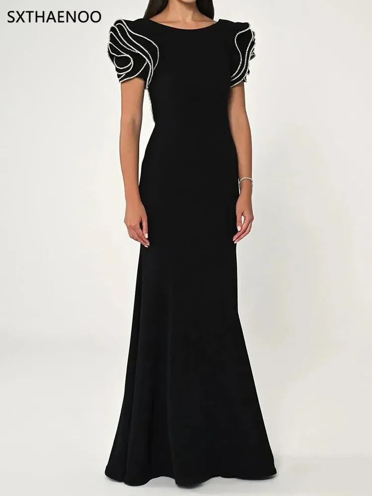 sxthaenoo vestidos para mujer long dress vestido largos evening dress 2025 party summer luxury robes longues woman clothing robe