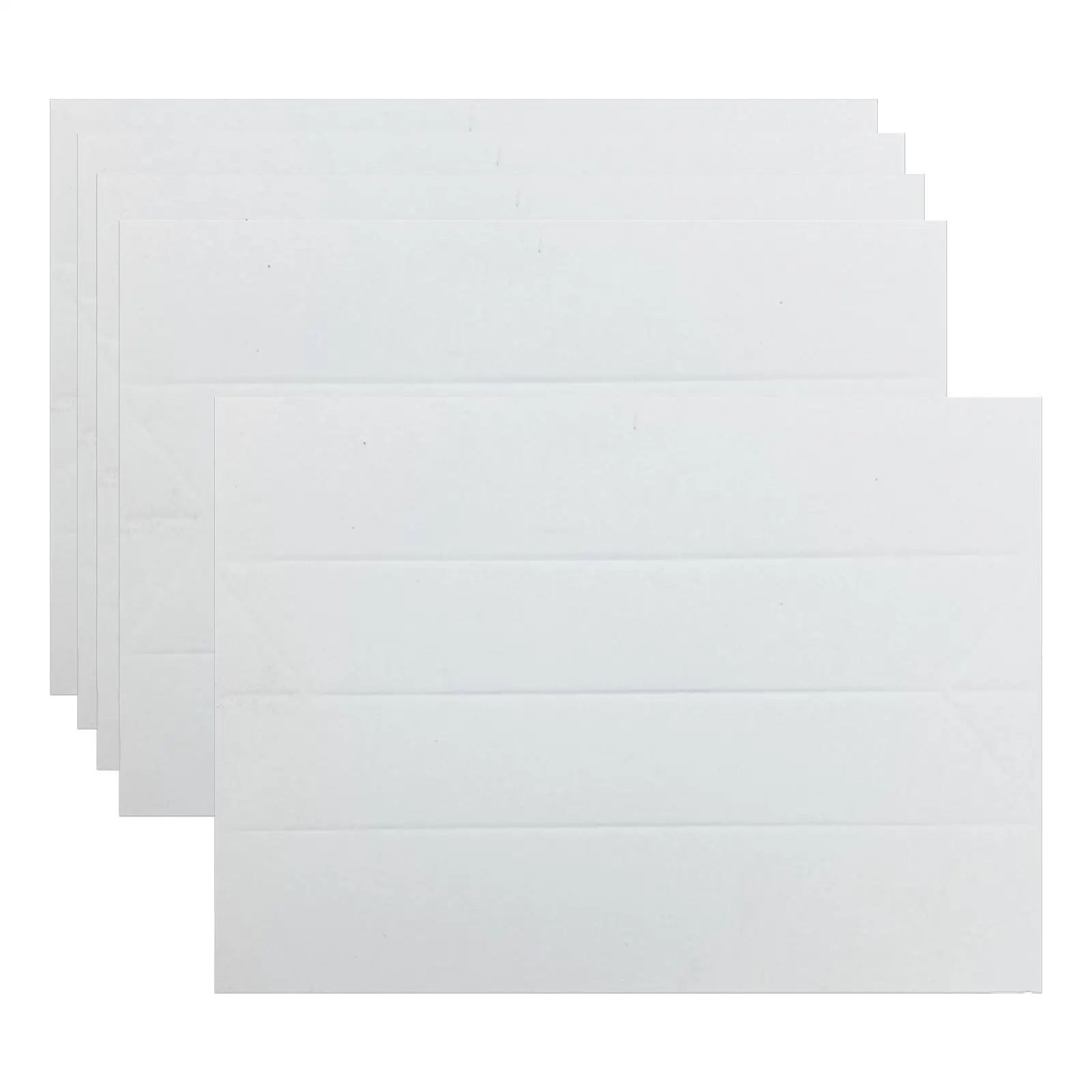 

5Pcs Diamond Color Comparison Paper White Jewellers Jewelry Grading Plate