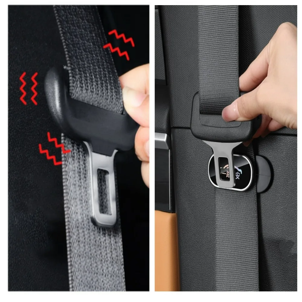 Car Seat Belt Fixing Clips Anti Collision Noise Limiter Magnetism Magnetic Holder Stabilizer Fastener for Car Interior Supplies