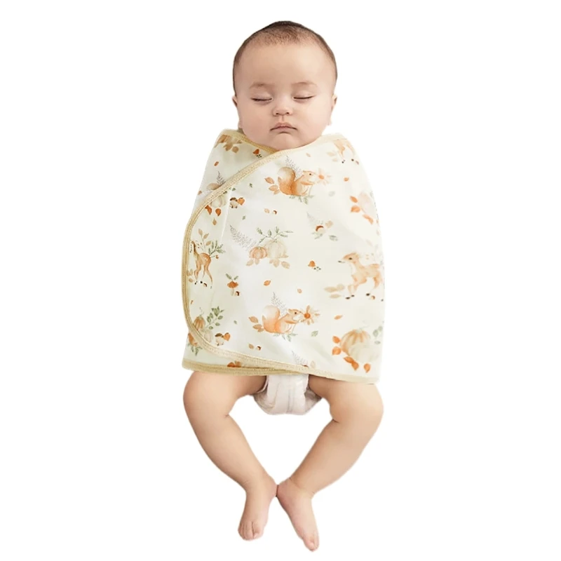 Baby Wrap Cotton Swaddles Blanket for Newborns Baby Sacks Receiving Blankets Sleep Bag with Pattern