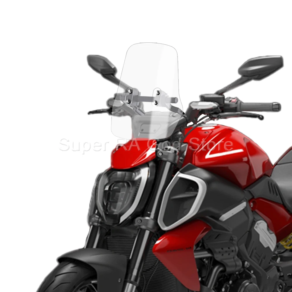 

For DIAVEL V4 2023 2024 Motorcycle Adventure windscreen Windscreen portable navigation stand