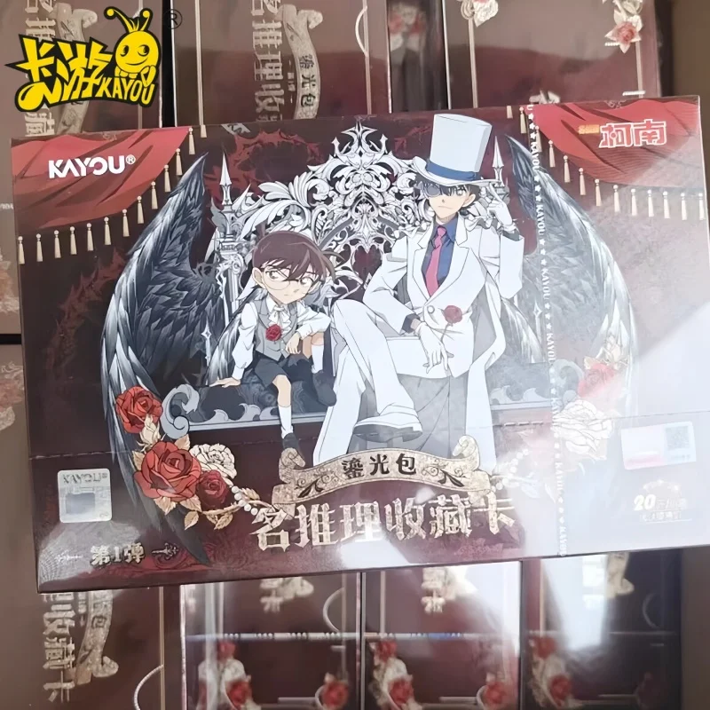 

Original KAYOU Detective Conan Glow Pack Volume 1 Reasoning Collection Cards Kaito Kid Ran Mouri Glitter Thick Anime Collectors