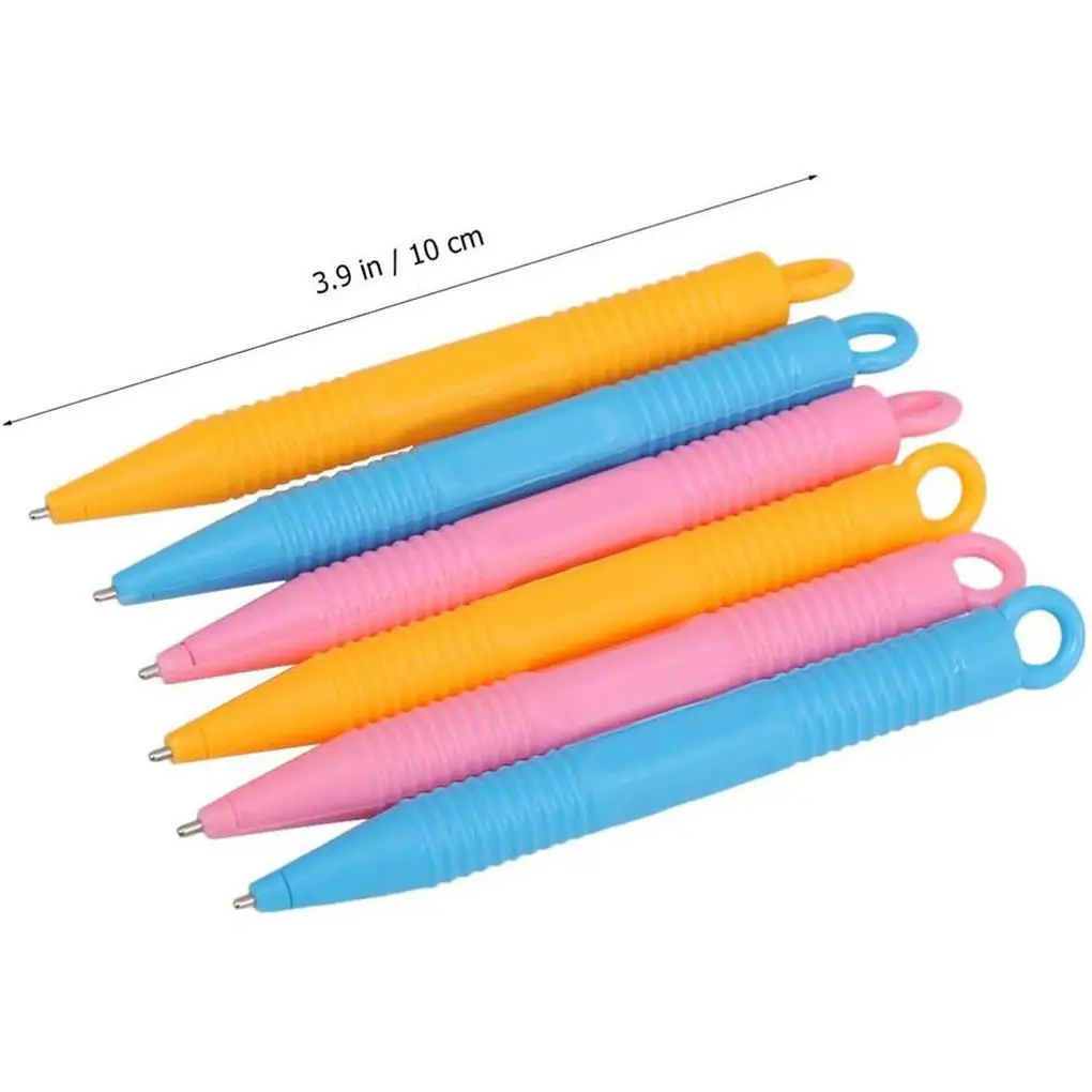 6Pcs Magnetic Drawing Board Pens Anti-skidding Painting Pen Writing Board Pens Waterproof Baby Drawing Doodle Toys Children Art