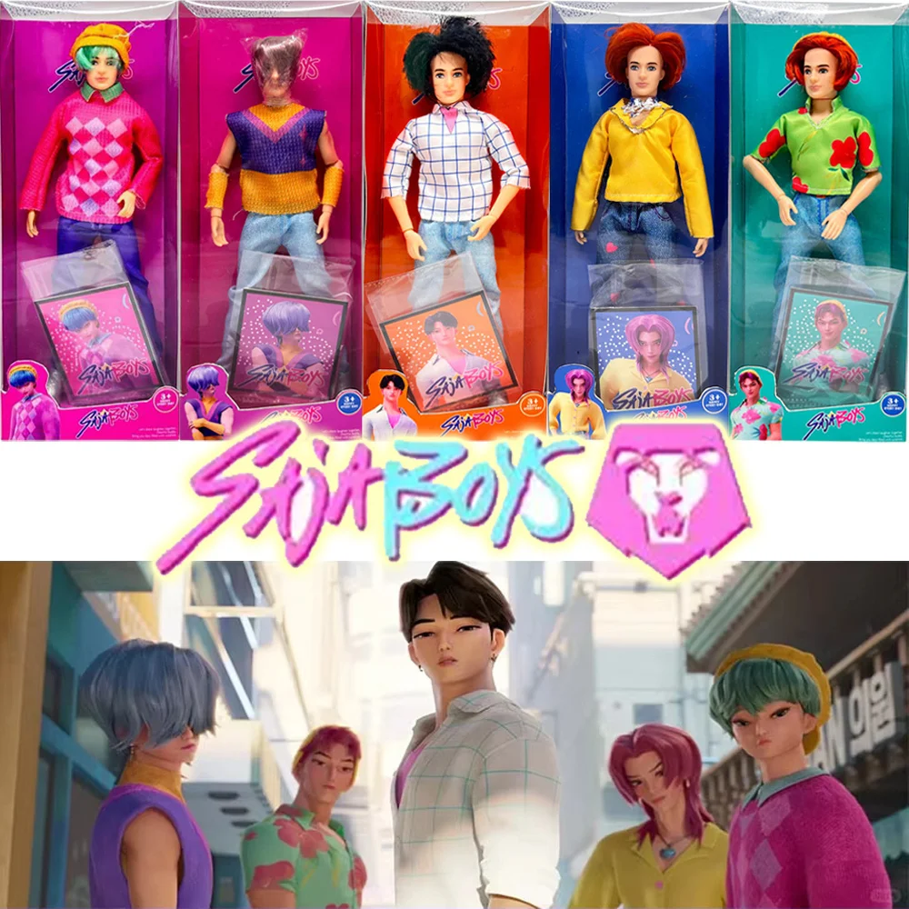 ฟิกเกอร์การ์ตูน K-POP Demon Hunter Saja ตัวละครชาย จินู รูมิ ขนาด 11.5 นิ้ว ข้อต่อขยับได้ ของเล่นเด็ก DIY ของขวัญเทศกาล