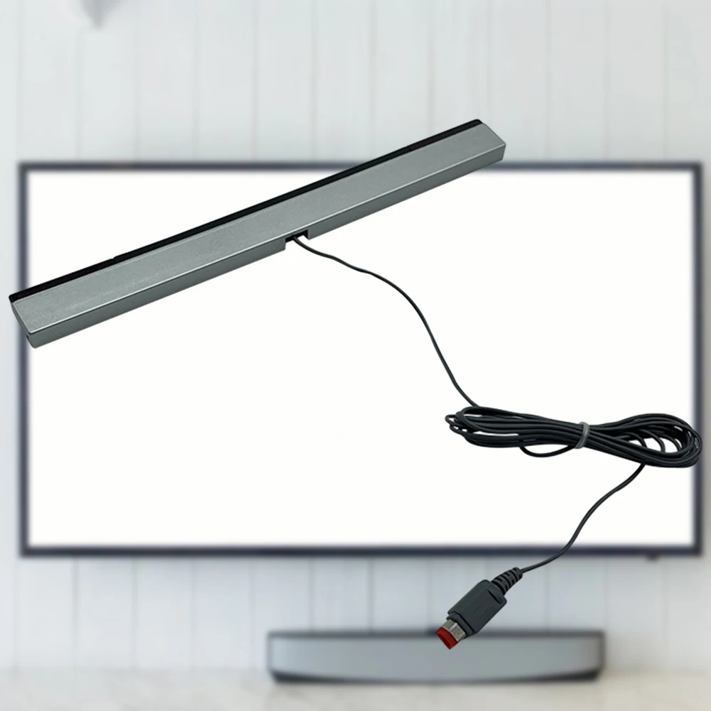 Barra de Sensor de rayos infrarrojos con cable, barra de Sensor de movimiento con cable de extensión, barra de Sensor remoto con cable para consola Nintendo Wii U
