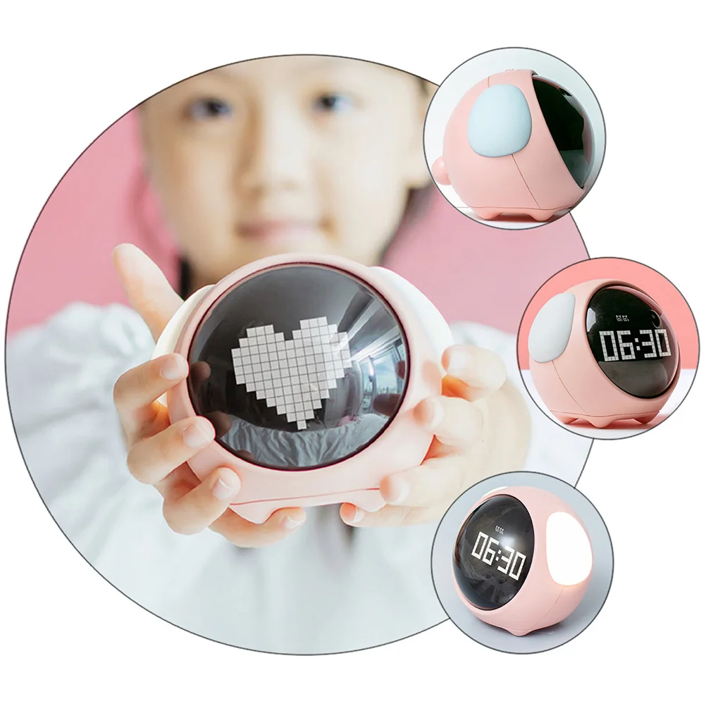 

Alarm Clock For Lovely Digital Smart Clock Rechargeable Wake- Night Light Function Multiple