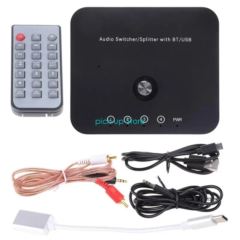 

Q5WA Wireless Bluetooth-compatible 5.0 Transmitter Receiver Music 3 in1 Adapter