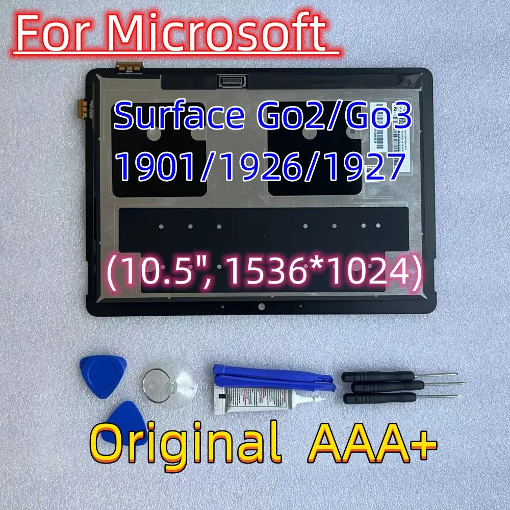 AAA+ Original For Surface Go 2 Go2 LCD Display Touch Screen Digitizer Assembly For Surface Go 2 1901 1926 1927 Display