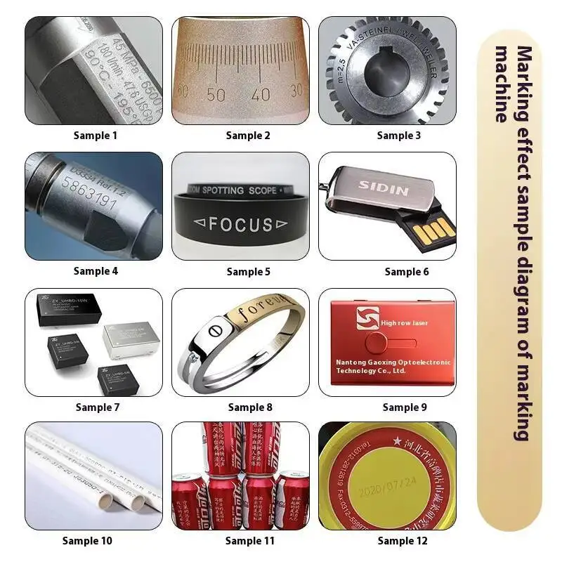 5W UV LCD Ceramic Glass Battery Plate Solar Silicon Wafer Laser Marking Machine