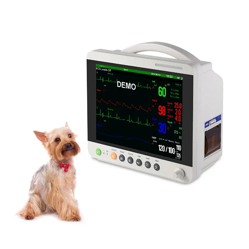 

Veterinary Pet Monitoring Equipment Portable Patient Monitor Compatible For Hospital Use