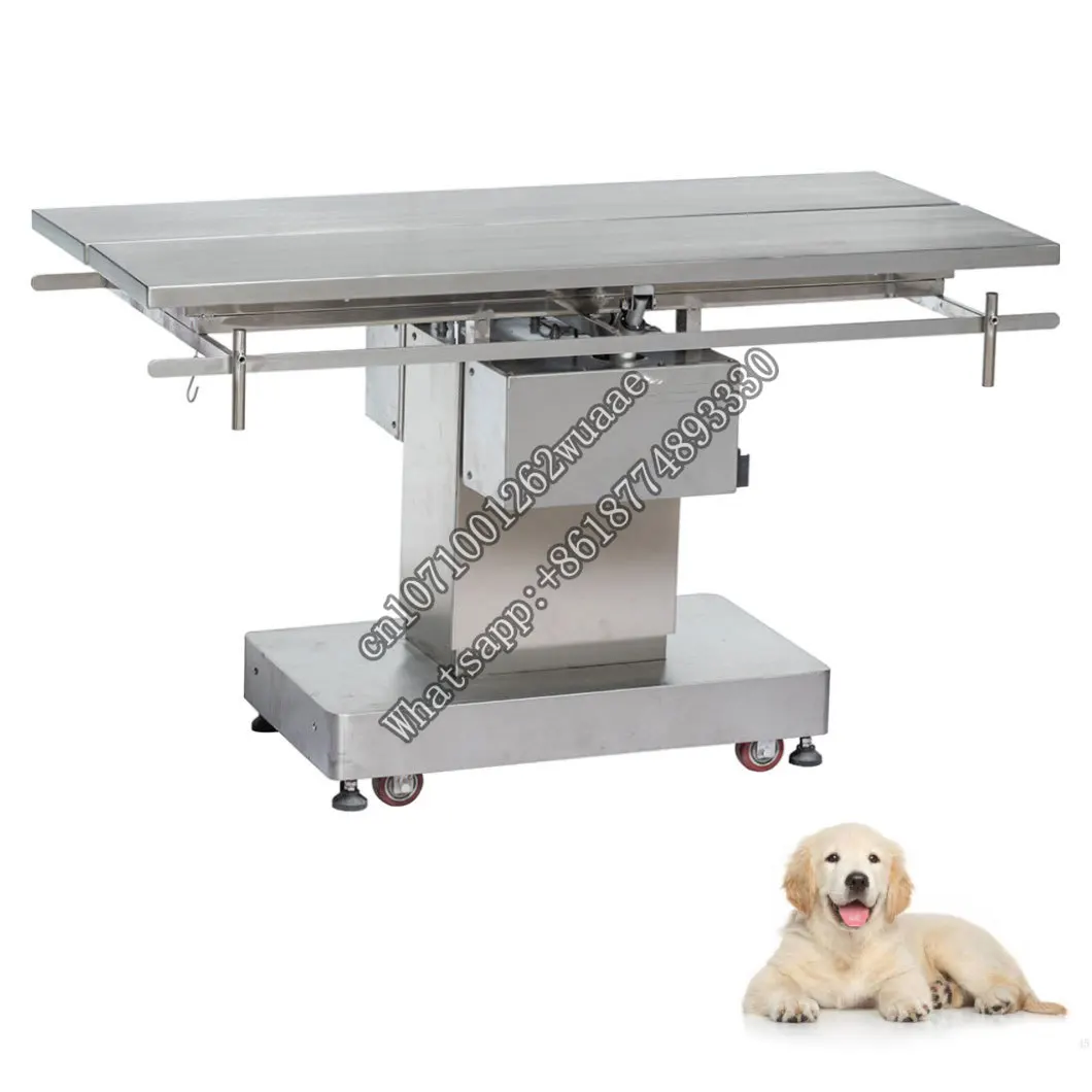 

High Quality Veterinary Stainless Steel Electric Pet Hydraulic Operating Table for Animal Hospital