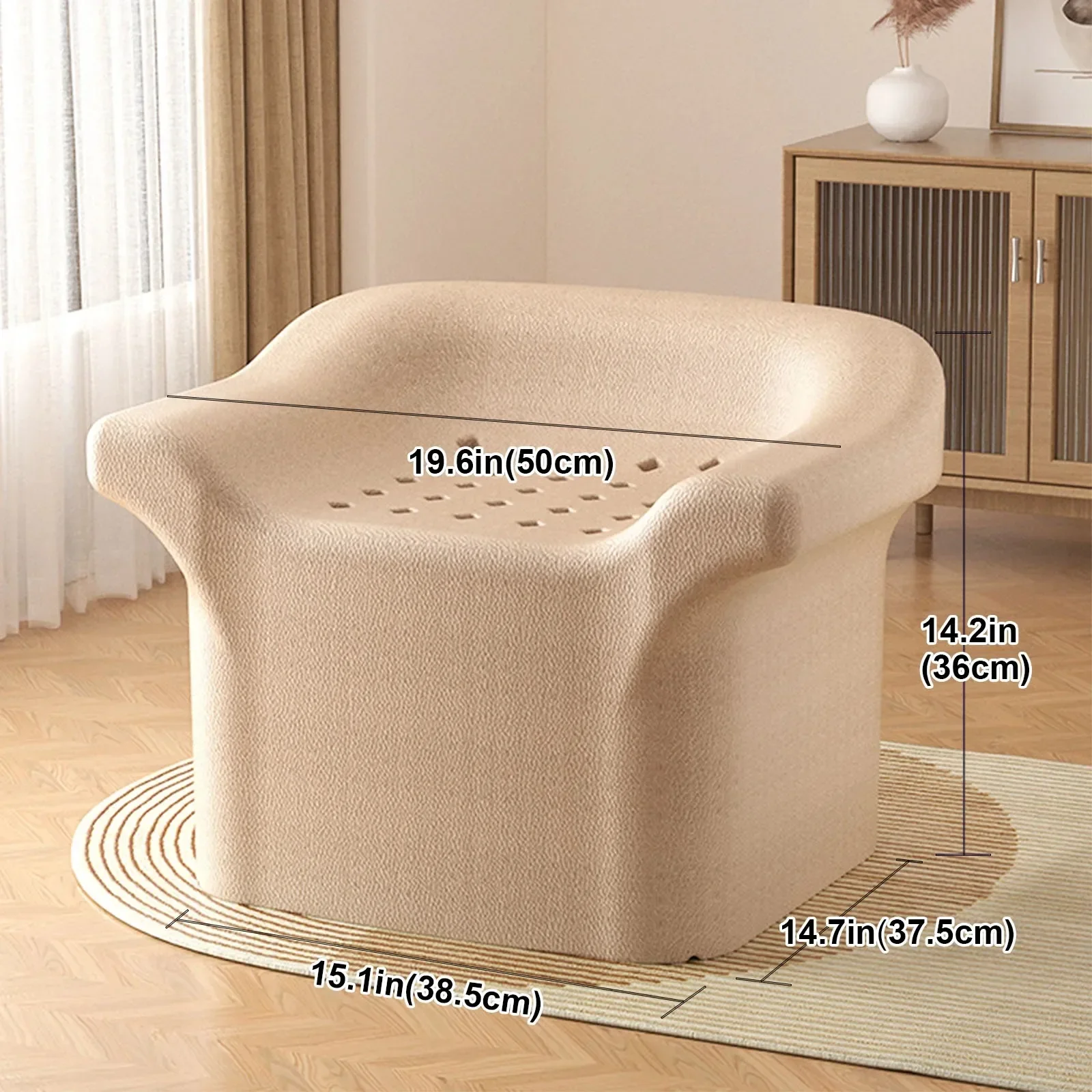 

For Sitting Shower Bathroom Chair Nonslip Adults Accent Squatty Potty Shower Chair Cute EPP Portable Small Stool Minder Tourist