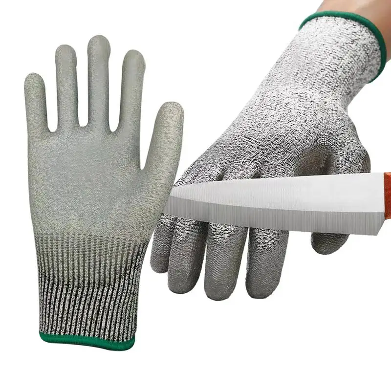 

Cut Proof Gloves Kitchen 1 Pair 5-Level Protection Reusable Kitchen Prep Gloves Work Safety Gloves For Oyster Shucking Mandolin