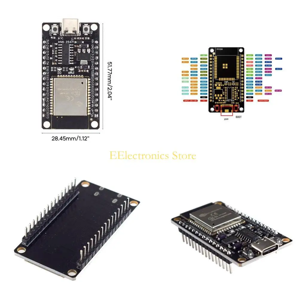 

B03C ESP32-DevKitC Базовая плата разработки Двухъядерная плата WLAN Wi-Fi +