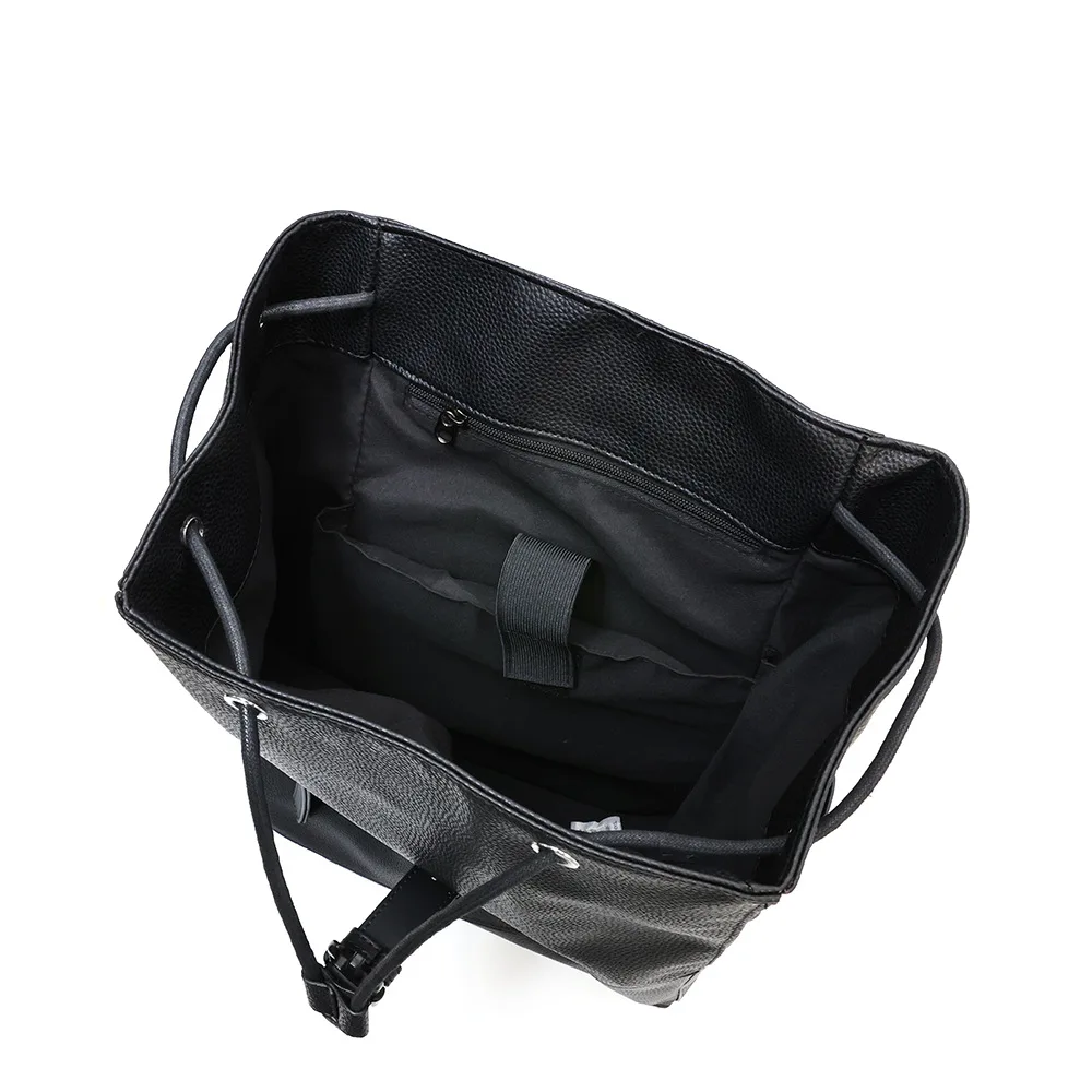 Luxuriöser Lederrucksack für Herren, Modischer Schnallenverschluss-Rucksack, Business-Laptop-Tasche, Große Kapazität, Reisetaschen, Schultaschen – Detail 13