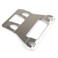 36-100L Universal Motorcycle Tail Top Box Rear Luggage Case Base Plate Bracket Helmet Trunk Quick Release Shelf Holder