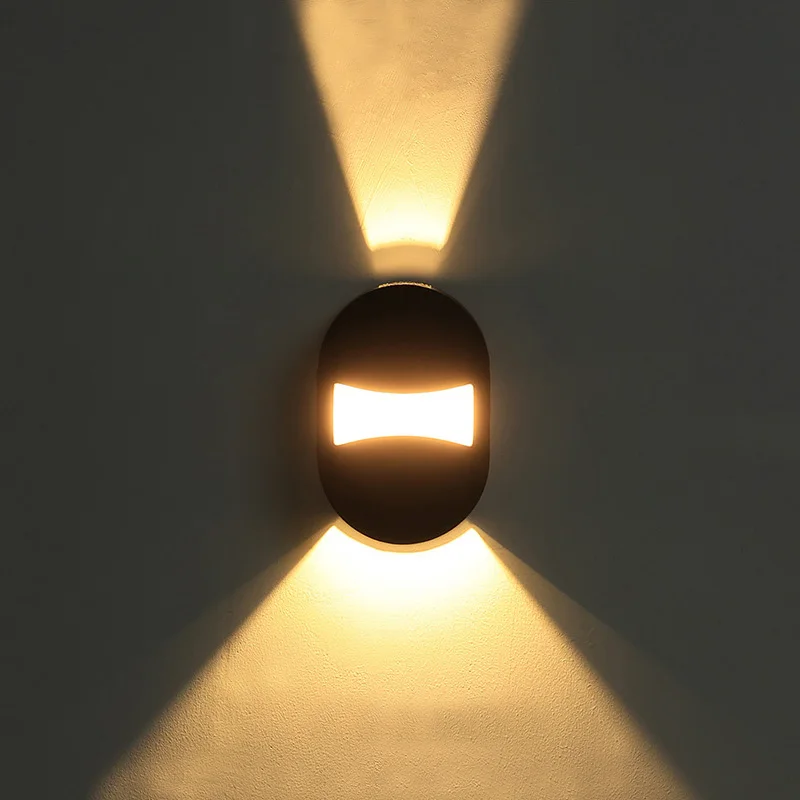 Up/Down 8W LED Wall Lamp Outdoor Indoor Patio Light Fixture Waterproof IP65 Surface Mount Bedroom Hotel Aisle Porch Villa