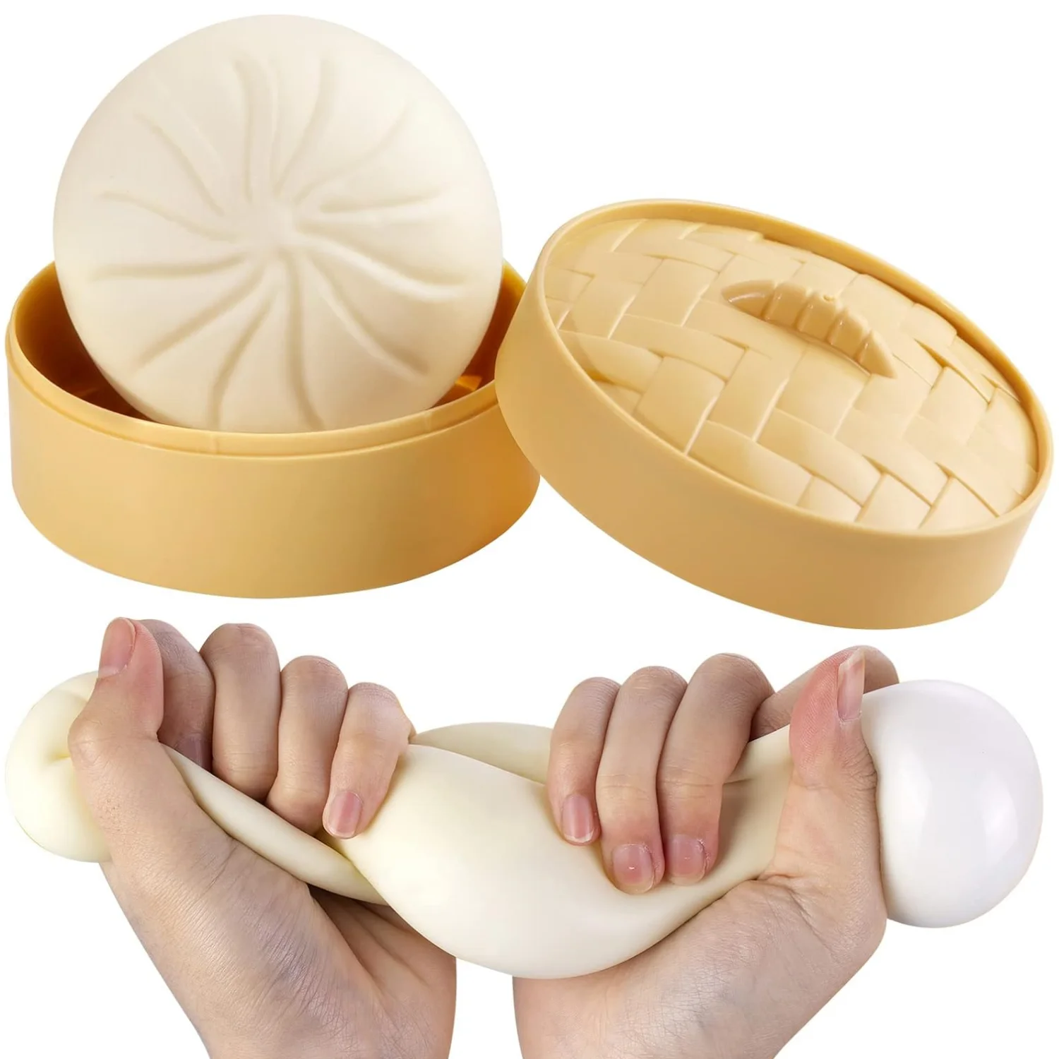Kleurrijke Knoedel Squishes Stress Ballen Fidget Zintuiglijke Speelgoed Simulatie Voedsel Squishies Broodje met Stoomboot Knijp Deeg Bal Geschenken