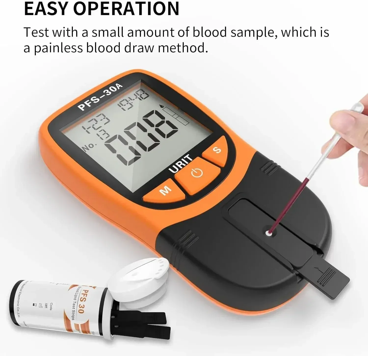 The Blood Lipid Detector Is Equipped With 10 Cholesterol Detection Strips **Zeyasen equipment Store