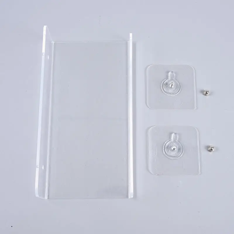 40 Size Clear Acrylic Shelf Wall Hanging Panel Perforated Bathroom Toilet Kitchen Storage Rack Acrylic Thickened Strong Stickers