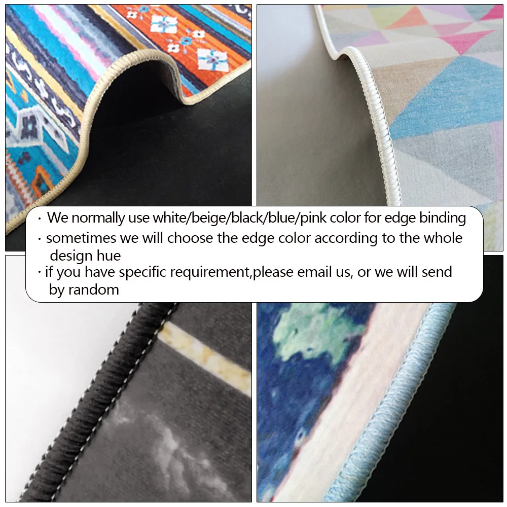 VIKAMA European Style Living Room Large Carpet Comfortable Bedroom Bed Blanket Home Sofa Table Mat Vintage Cloakroom Carpet