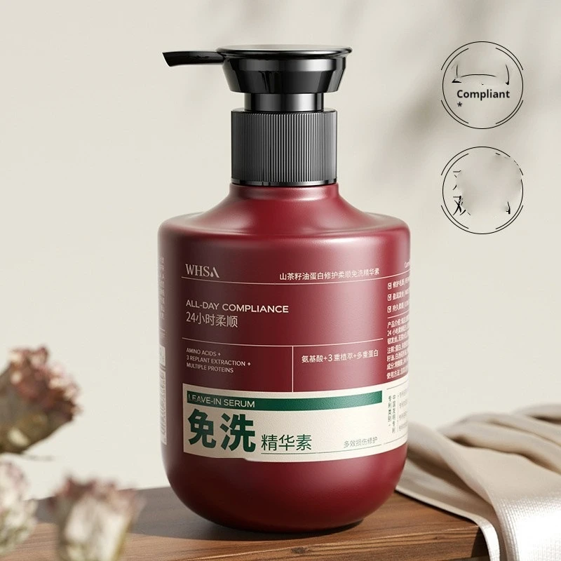 

Несмываемый кондиционер Whsa Camellia и Silk | Контроль вьющихся волос и ремонт повреждений | Protein-Lock Technology 300мл
