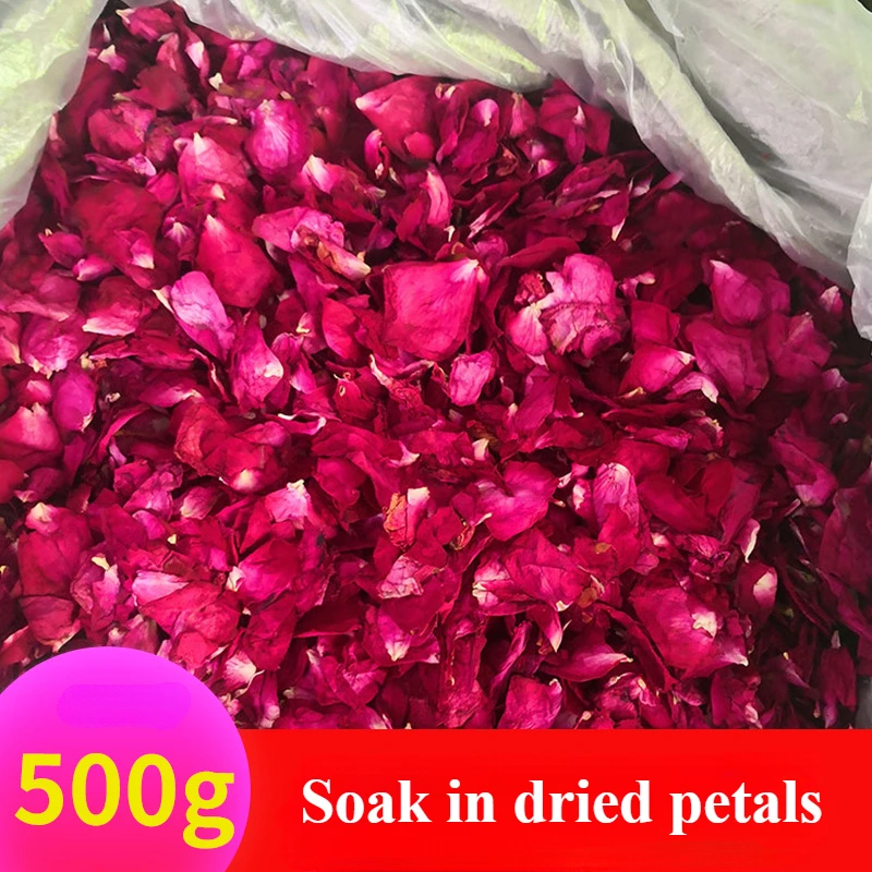 Rose Petals Select High-Quality Petals Dried Flower Baths Foot Baths Scene Decoration Hotel Supplies Wedding Decor