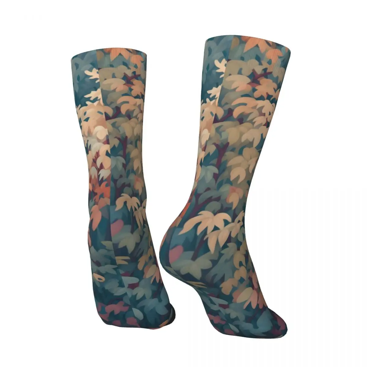 Vintage Spring Ghost Men's compression Socks Unisex Harajuku Pattern Printed Novelty Crew Sock