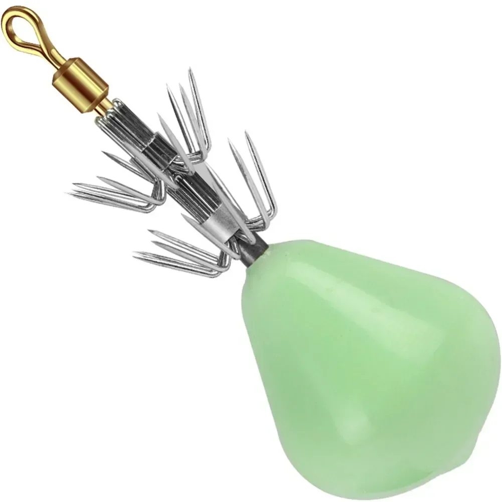 

1pcs Hard Fishing Lure 6cm/60g Squid Jig Hook Crank High Carbon Steel Hook Octopus Crank Artificial Jigs Cuttlefish Shrimp Bai