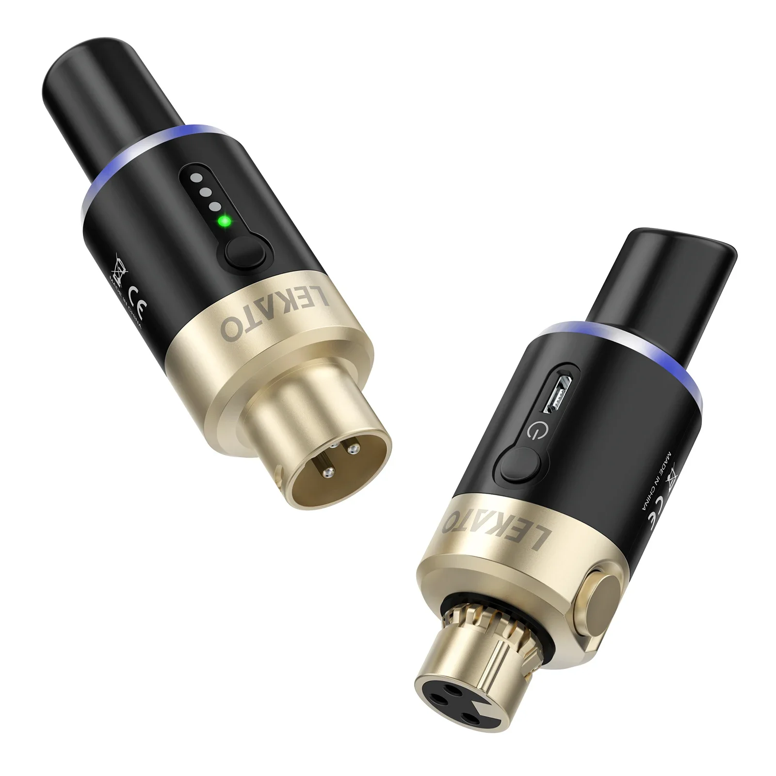 

LEKATO 5,8 ГГц Беспроводная микрофонная система PA Подключаемый XLR-передатчик/приемник для динамических микрофонов, четкость на большие расстояния