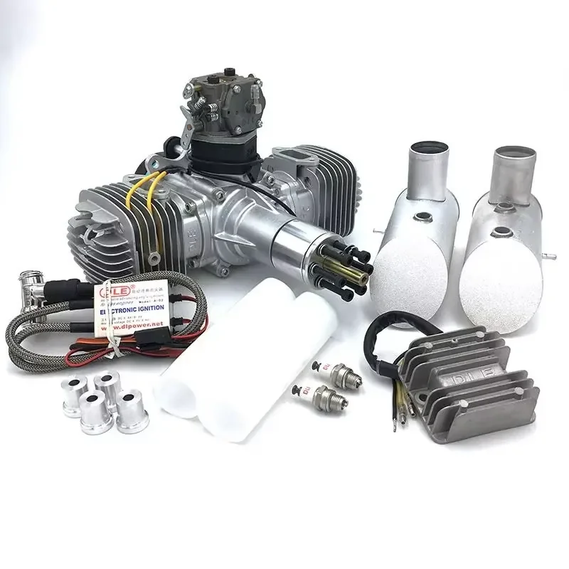 

DLE 120CC TWIN ENGINE With 14V 80W/180W Alternator Engine Engine